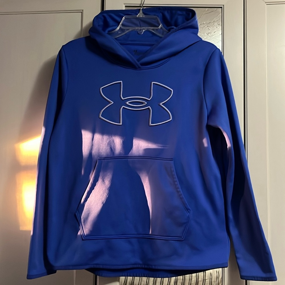 Royal blue under armour hoodie